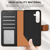 iCatchy for Samsung A17 5G Case with 4 Card Slots Leather Wallet Flip Book Magnetic Closure Kickstand Shockproof Protective Phone Cover compatible with Galaxy A17